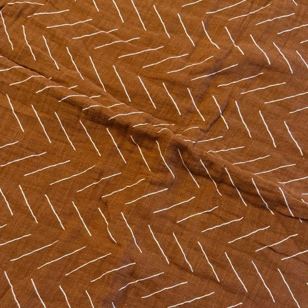 Brown Baby Swaddle Blanket